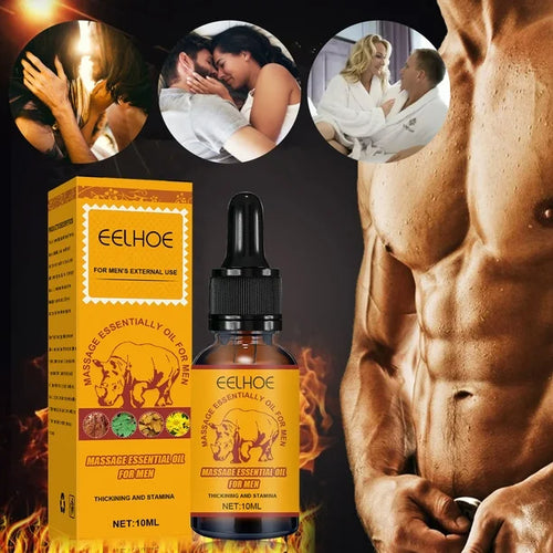 Aceite masculino de tiempo extendido, aumenta el tamaño, dilata los vasos sanguíneos