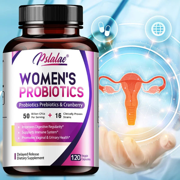Probiótico femenino: salud viginal y urinaria, alivia el hinchazón, desintoxica, regula el flujo vaginal