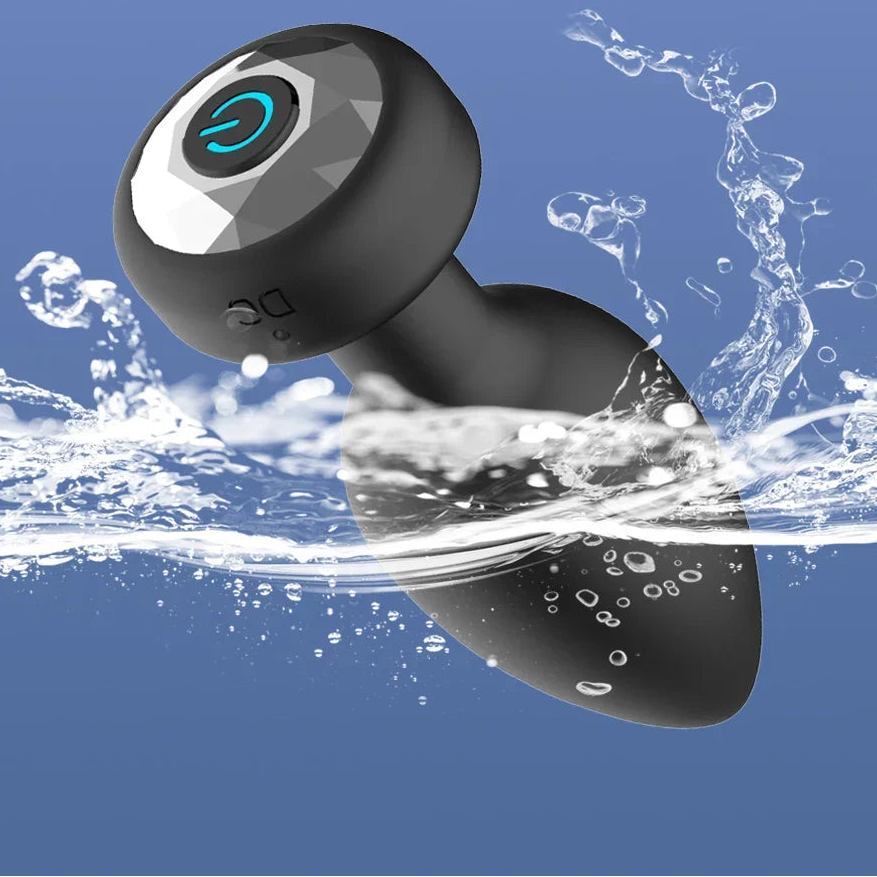 Vibrador Anal con Control remoto, estimulador anal inalámbrico