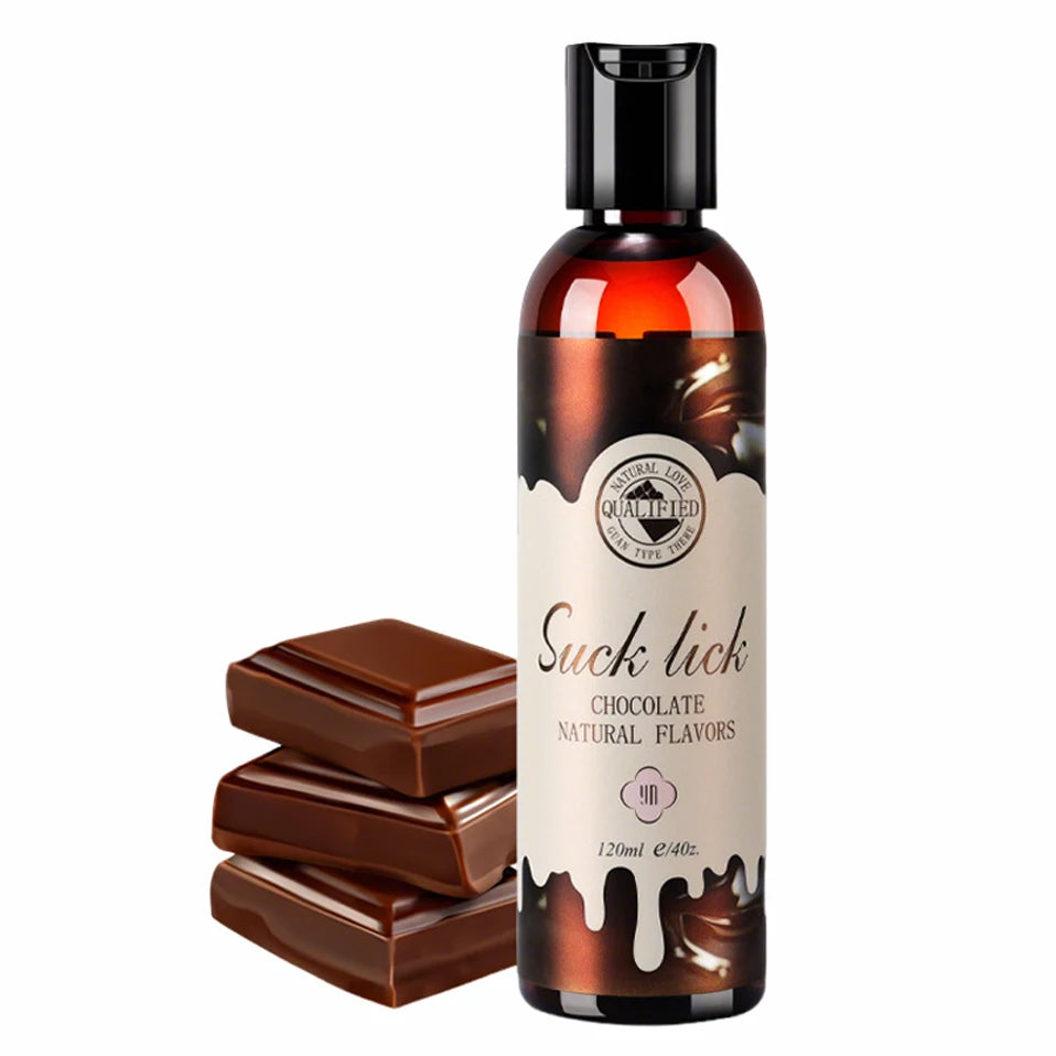 Lubricante sexual comestible, con infusión de 4 sabores naturales