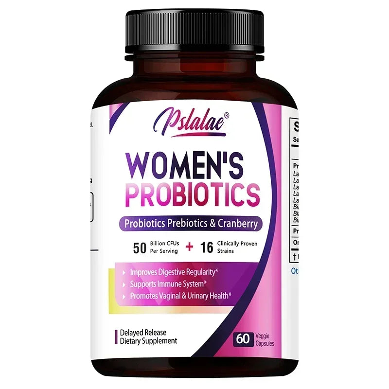 Probiótico femenino: salud viginal y urinaria, alivia el hinchazón, desintoxica, regula el flujo vaginal