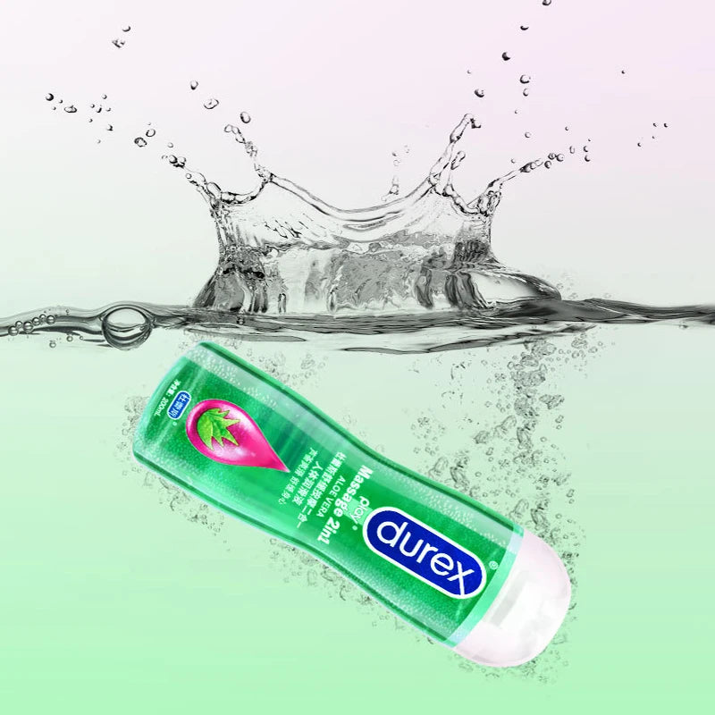 Durex Gel de Masaje y Lubricante Íntimo 2 en 1 con Aloe Vera
