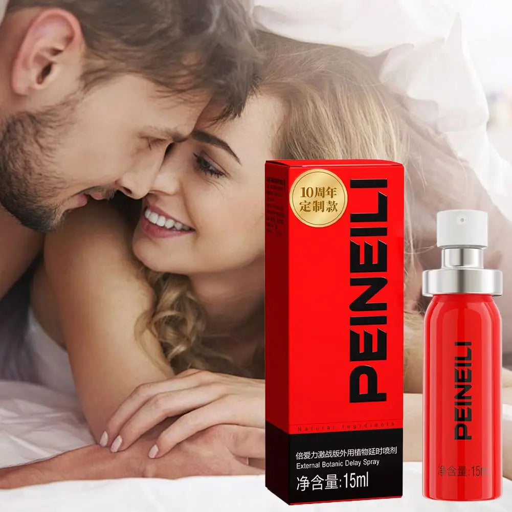 Spray para agrandamiento del pene de larga duración, 60 minutos, uso externo anti eyaculación precoz