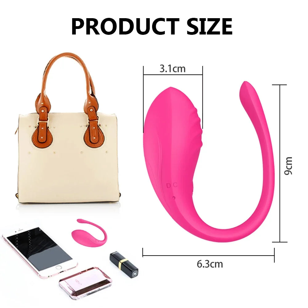 Vibrador con Control inalámbrico, punto G, masturbador femenino, Juguetes sexuales para mujeres
