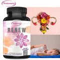 Suplemento en cápsulas de alivio PMS, equilibrio hormonal, apoyo al ciclo menstrual