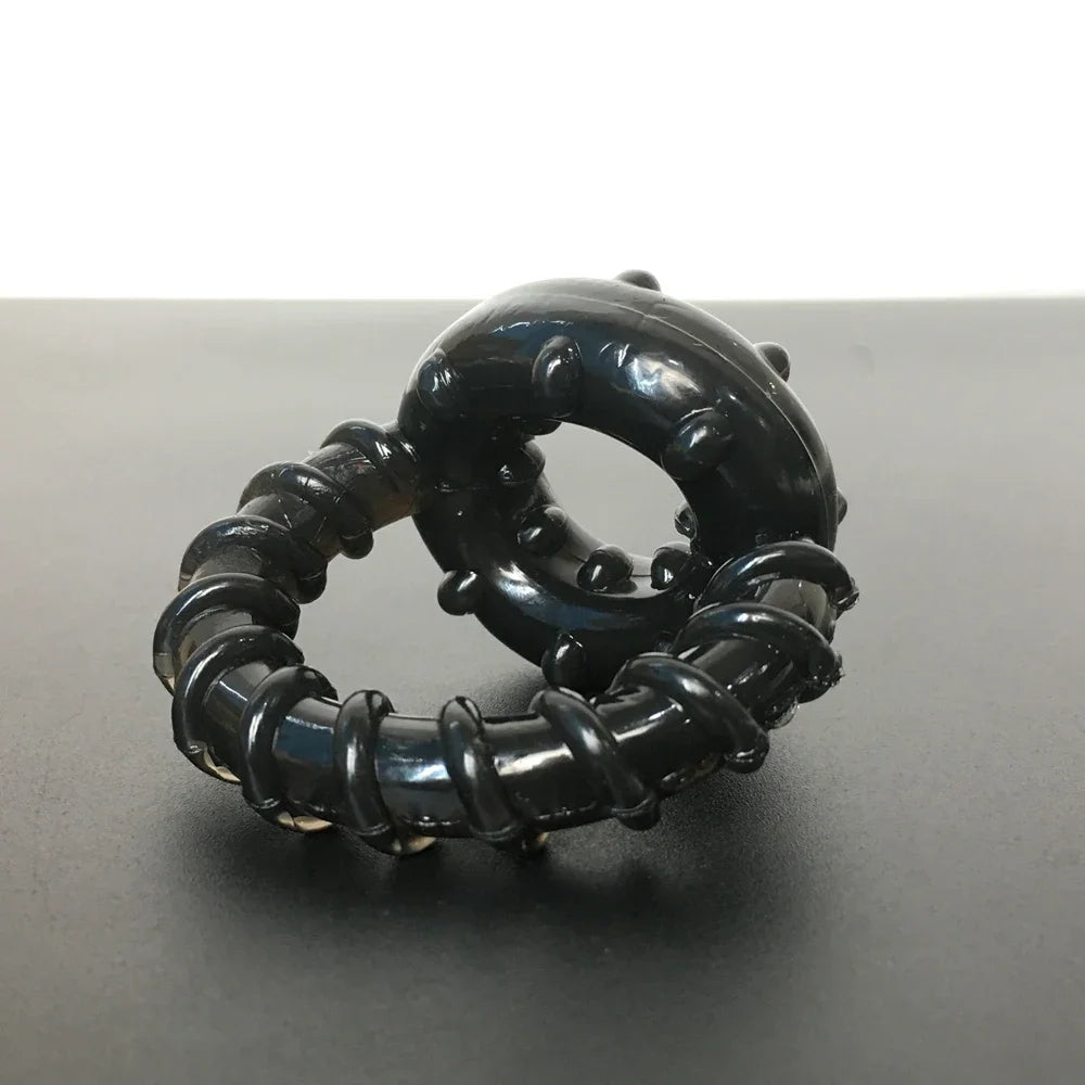 Anillo de silicona reutilizable para hombres, Agrandamiento del pene, retraso de la eyaculación