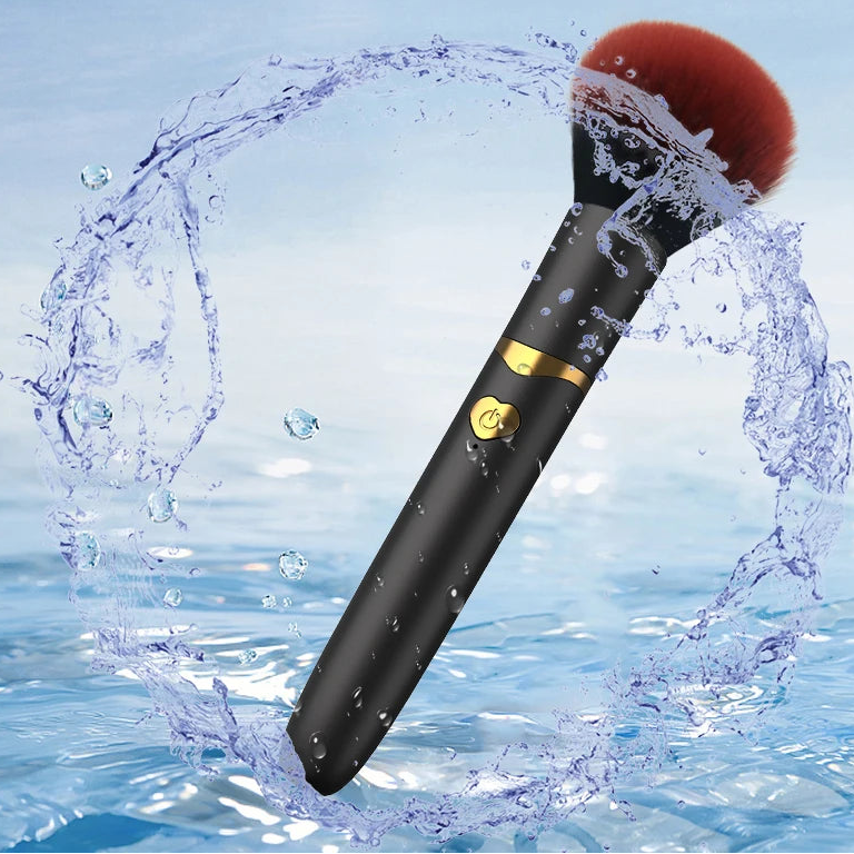 Brocha de maquillaje, vibrador de punto G, potente vibrador, estimulador de orgasmo para pezón y Vagina, carga inalámbrica USB